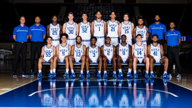 Picture of Duke basketball team.