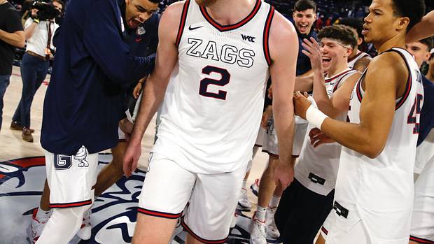 Drew Timme is the only player in GU program history to earn multiple All-American selections in a career.