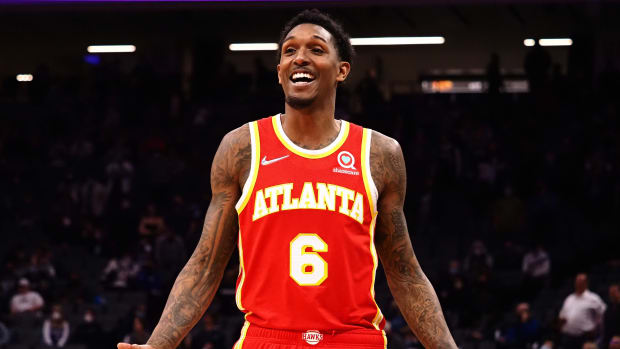 The NBA will retire the No. 6 league-wide honoring legendary player and activist Bill Russell. Lou Williams is the last Atlanta Hawks player to wear the uniform number.