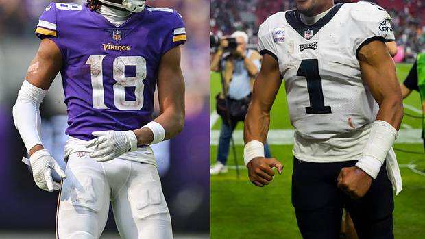 jalen hurts justin jefferson