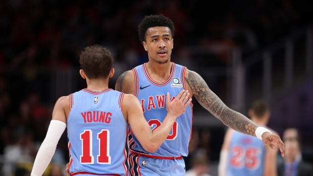 Trae Young and John Collins lose Drew League game on July 23, 2022.