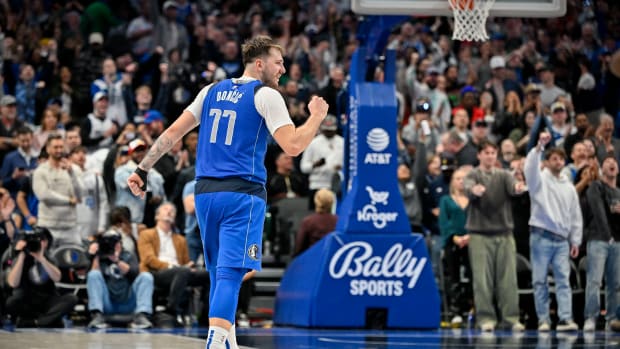Luka Doncic tied Larry Bird for ninth on the NBA's all-time triple-double list.