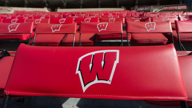 Seats at Camp Randall Stadium waiting for fans before gameday (Credit: Jeff Hanisch-USA TODAY Sports)