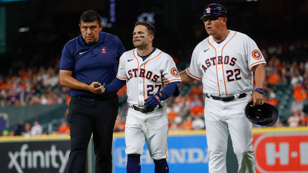 Astros Call Up Minor League Player J.J. Matijevic to Replace Injured Jose  Altuve - Fastball