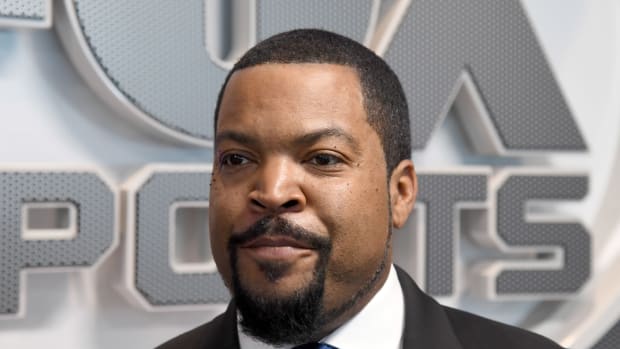 Ice Cube during the BIG3 League draft at the Fox Sports Studio.