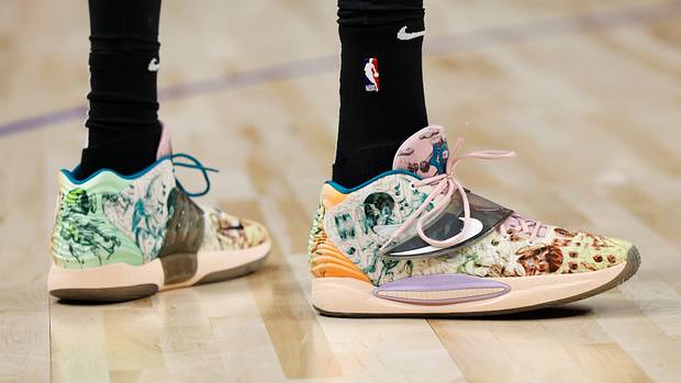 kevin durant floral shoes