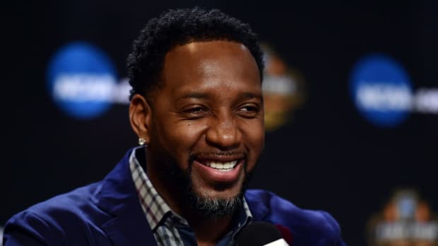 NBA legend Tracy McGrady discusses Adidas sneakers and new basketball league.