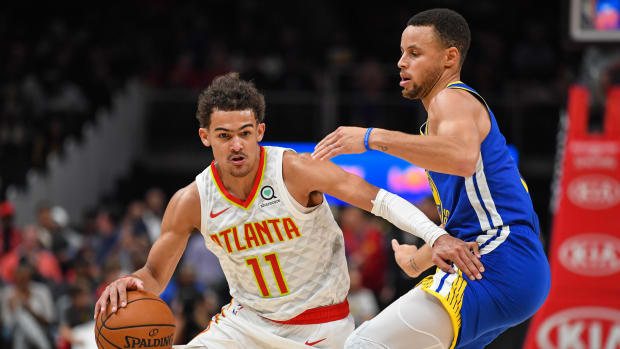 Trae Young has begun working out with Stephen Curry's personal trainer.