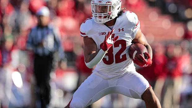 Wisconsin running back Julius Davis.
