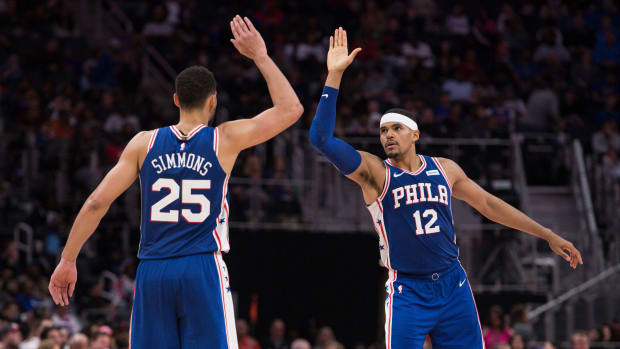 The Philadelphia 76ers want to include Tobias Harris in a trade with Ben Simmons to Atlanta Hawks.
