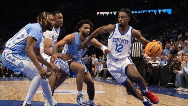 UNC basketball versus Kentucky