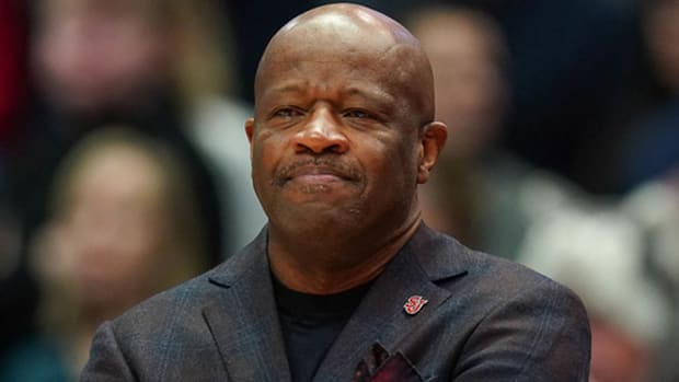 Former Arkansas Razorbacks coach Mike Anderson was fired by St. John's "for cause." He has since sued for $45 million.