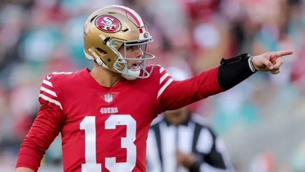 Brock Purdy and the San Francisco 49ers loom as a huge roadblock for the Seattle Seahawks.