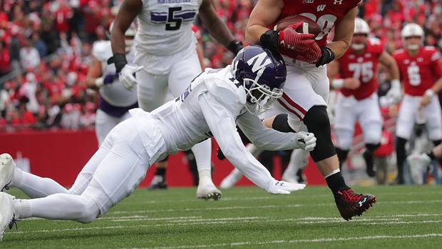 Wisconsin running back Brady Schipper.