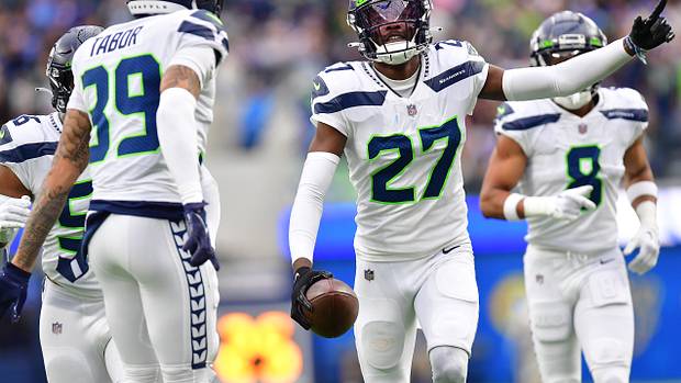 Named a Pro Bowler as a rookie, Tariq Woolen led all cornerbacks with six interceptions in 17 starts.