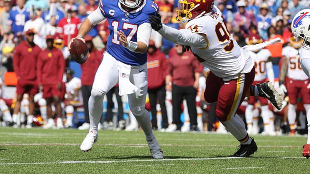 josh allen bills washington commanders daron payne