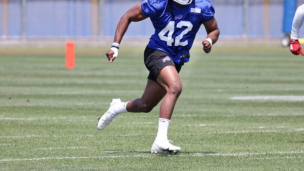 Williams at his first NFL training camp.