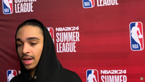 Indiana Pacers rookie Andrew Nembhard showing off sharp passing