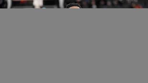Feb 3, 2024; San Antonio, Texas, USA; Cleveland Cavaliers guard Donovan Mitchell (45) warms up before a game against the San Antonio Spurs at Frost Bank Center. Mandatory Credit: Scott Wachter-USA TODAY Sports
