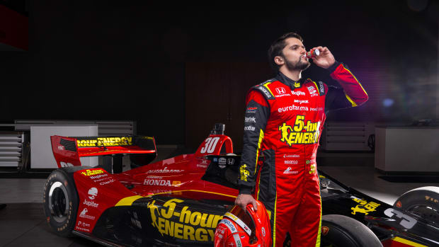 Pietro Fittipaldi's No. 30 Honda will be sponsored by 5-Hour ENERGY at both the Indy 500 and Detroit GP.