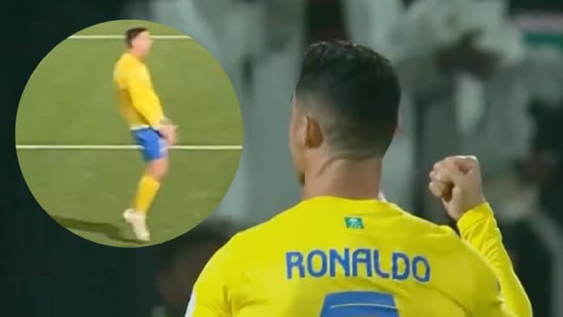 Cristiano Ronaldo taunts Al-Shabab fans with crude celebration - Futbol on  FanNation