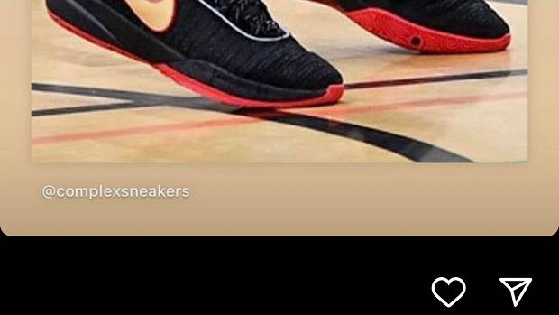 Brooklyn Nets forward Kevin Durant showed love to Los Angeles Lakers forward LeBron James' newest basketball shoe the Nike LeBron 20.