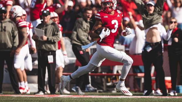 Samori Toure TD vs Ohio State 2021-gamepage