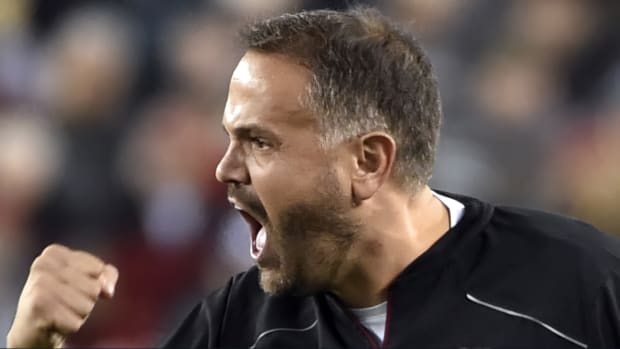 Rhule at Temple 2015 vs Notre Dame football USATSI_8895847 cropped