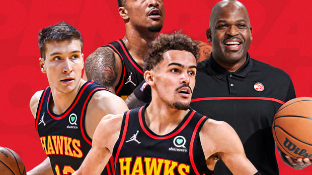 Promotional poster for Hawks Open Practice,