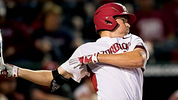 Former Arkansas Razorback Evan Lee made his major league debut Wednesday against the New York Mets after being called up from the Harrisburg Senators, where he posted a 3.60 ERA. Lee was a two-way player for the 2018 College World Series runner-up Arkansas squad.