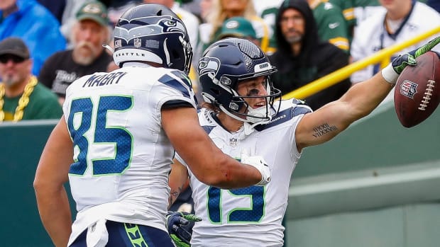 Becoming a fan favorite in exhibition play, Jake Bobo scored a pair of touchdowns for the Seahawks, but he had already made a statement on the practice field before then.
