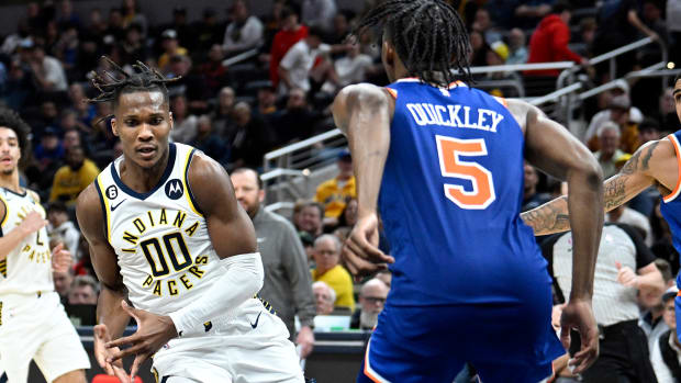 Bennedict Mathurin Immanuel Quickley Indiana Pacers New York Knicks