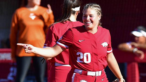 Arkansas Razorback Hannah Gammill Lost Battle with Texas Longhorn Pitcher Hailey Dolcini, but May Have Won War for the NCAA Softball Super Regional - Vimarsana News