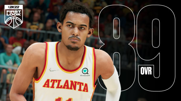 Atlanta Hawks point guard Trae Young had an 89 overall rating in NBA 2K22.