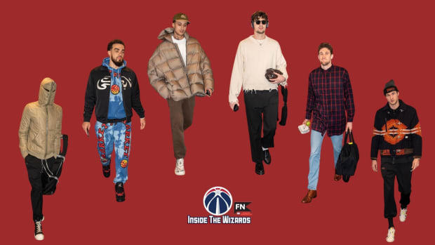 Wizards Fit Check Graphic for games on January 3rd & 5th 2024