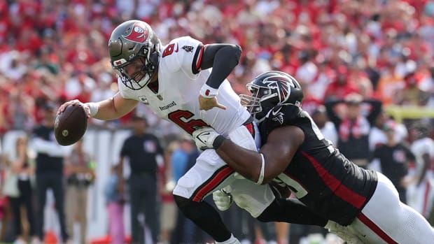 Atlanta Falcons Down 3 Injured Starters vs. Tampa Bay Buccaneers; Who  Replaces? - Sports Illustrated Atlanta Falcons News, Analysis and More