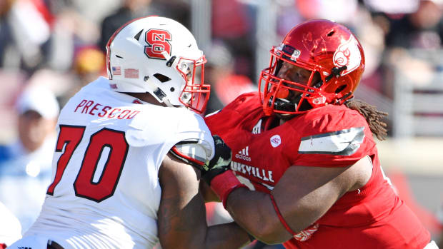 Former NC State lineman Terronne Prescod is currently playing for the Houston Gamblers of the USFL. 