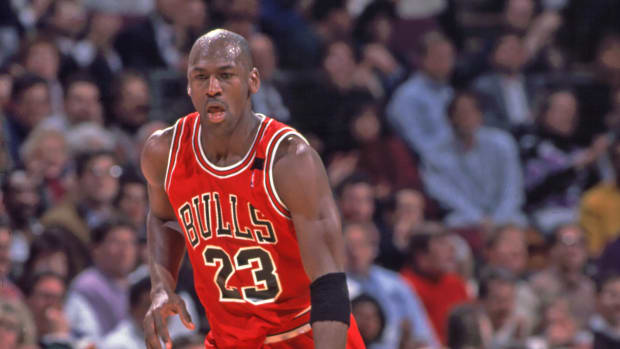 Chicago Bulls guard Michael Jordan in 1992
