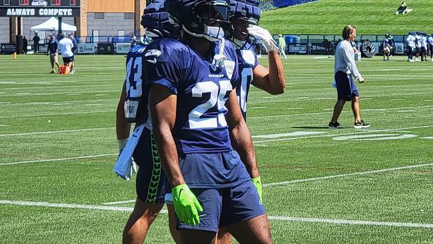 Turning heads early in his first training camp, Kenny McIntosh suffered a knee injury in Seattle's mock scrimmage, which knocked him out of action until early November.
