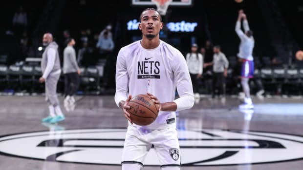 Brooklyn Nets center Nic Claxton