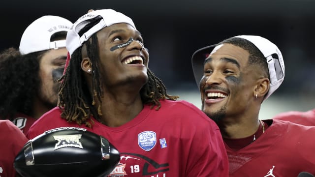 CeeDee Lamb and Jalen Hurts connected for plenty of touchdowns during their time together at the University of Oklahoma