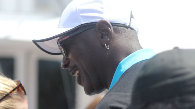 Michael Jordan in 2020 at the Big Rock Blue Marlin Tournament in Morehead City, North Carolina.
