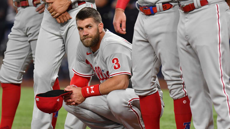 Report: Harper Sidelined from Throwing for 4 Weeks Due to UCL Tear