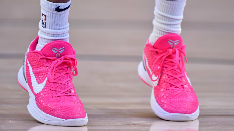 San kobe 6 think pink Antonio Spurs Rookie Wears Nike Kobe 6 - Sports Illustrated