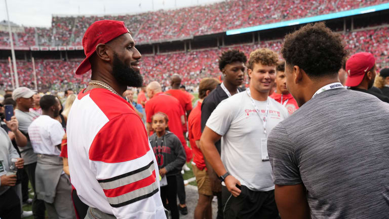 LeBron James Wears Nike Dunks to Ohio State Game