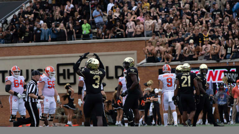 Photo Gallery From Wake Forest's Loss to Clemson