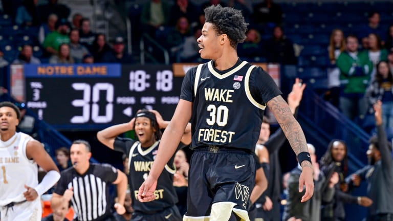 Monsanto's career-high 28 lifts Wake Forest over Notre Dame
