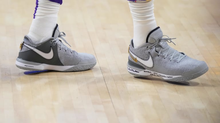 LeBron James Wears Nike LeBron NXXT in I Promise Colorway - Sports  Illustrated FanNation Kicks News, Analysis and More
