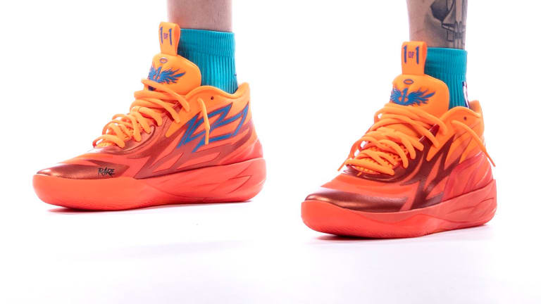 LaMelo Ball Debuts Puma  Shoes at NBA Media Day - Sports Illustrated  FanNation Kicks News, Analysis and More