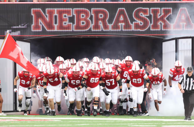 Tunnel Walk 2023 Nebraska football vs Louisiana Tech